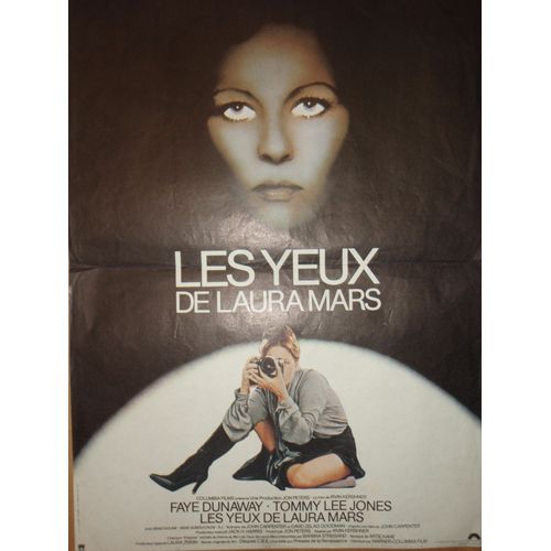 Les Yeux De Laura Mars - 1978 - Affiche Originale Pliee 40 X 60 - Faye Dunaway -  Photographe