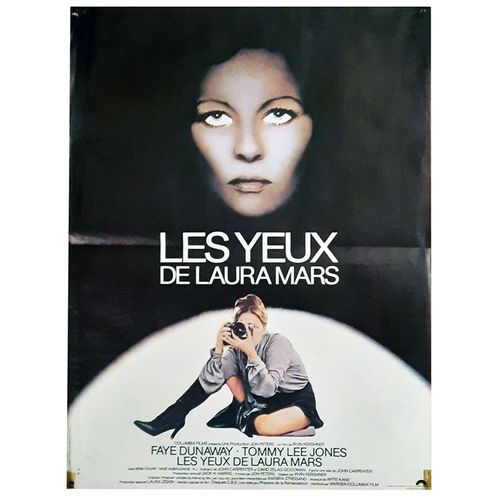 Les Yeux De Laura Mars (Eyes Of Laura Mars) - Vritable Affiche De Cinma Plie - Format 40x60 Cm - De Irvin Kershner Avec Faye Dunaway, Tommy Lee Jones, Brad Dourif, Raul Julia - 1978