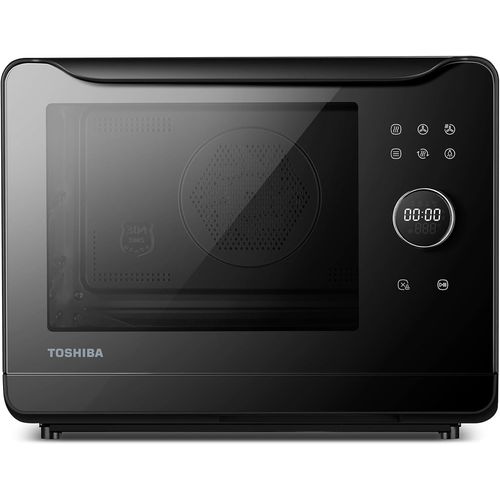 LETNERNY-Ms2-Tq20Se(Bk) Four Vapeur 6-En-1, Petit Four  Convection 1500W, Combin 2250W, Gril, 40 Programmes Automatiques, Facile  Nettoyer, Noir, 20 Litres