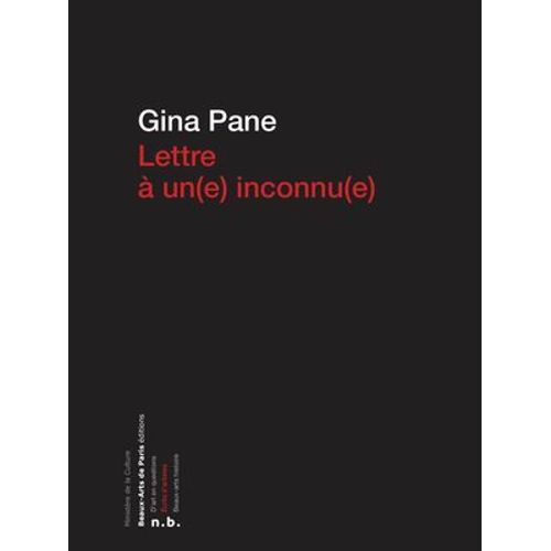 Lettre  Un(E) Inconnu(E)  