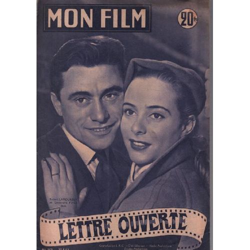 Lettre Ouverte / Revue Mon Film N 353 / Robert Lamoureux Et Genevieve Page   de Collectif 
