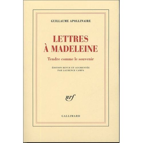 Lettres  Madeleine - Tendre Comme Le Souvenir    Format Broch 