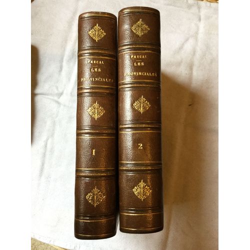 Lettres crites  Un Provincial   de Blaise Pascal  Format Cuir 