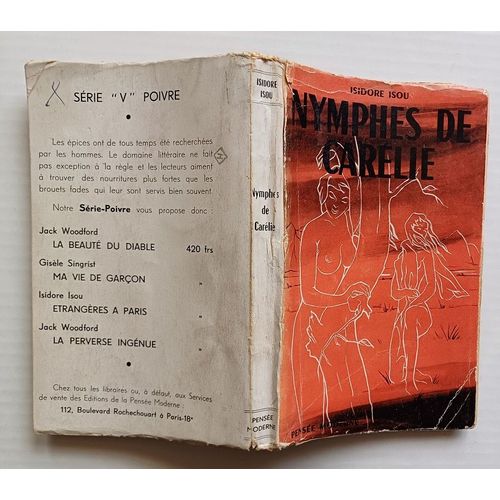 Lettrisme Isidore Isou Nymphes De Carelie Eo 1957 Curiosa Lettrism   de Isidore ISOU 