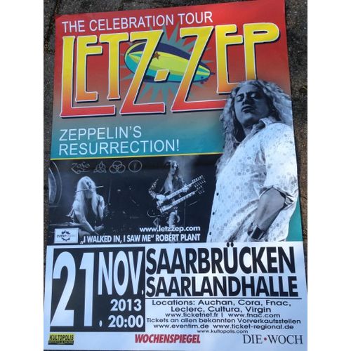Letz-Zep - Led Zeppelin - Affiche Musique / Concert / Poster