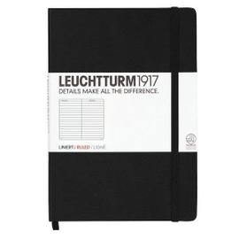 noir Leuchtturm1917 300612 Carnet Medium ligné A5 249 pages numérotées