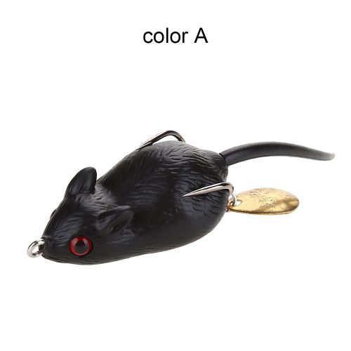 Leurre Artificiel En Forme De Souris, Leurre De Peche Rigide Avec Double Hamecon, Accessoire De Peche (A)