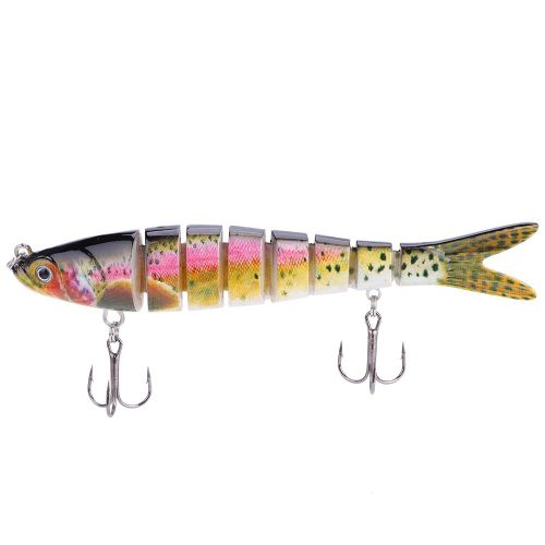 Leurres De Peche Durs, Sections Articulees, Appats Artificiels En Plastique, Nageurs Realistes, Ld8-01, 4#