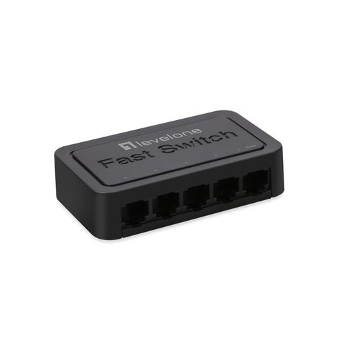 LevelOne FEU-0512 Switch Ethernet non gestito 5 porte Fast Ethernet 10/100 Nero