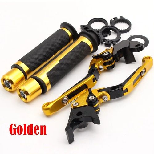Leviers D'embrayage De Frein Pliants Rglables Pour Moto,Poignes De Guidon,Yamaha Yzf R1 2004 2005 2006 2007 2008 (Yzf R1) - Type Gold