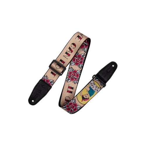 Levy's Mpd2c-125 - Sangle Polyester Embout Cuir - Design 125