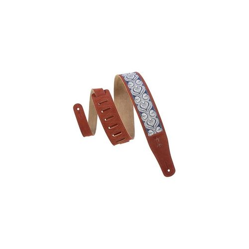 Levy's Msj26-Rst - Sangle En Daim Et Jacquard - Rust