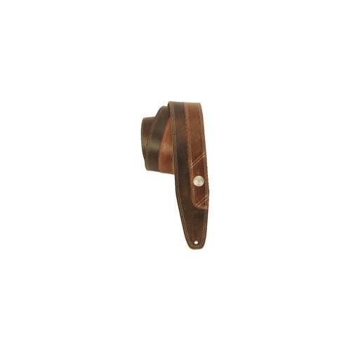 Levy's Pmd4bu-Dbr - Sangle Cuir Et Dos En Daim Doux Srie Vintage Buffalo - Dark Brown