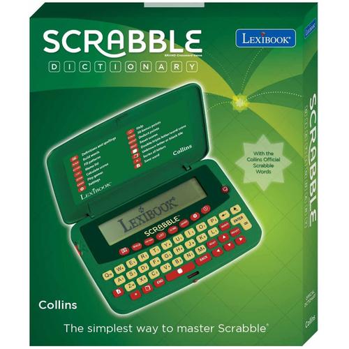 Lexibook Scf-328aen Deluxe Electronic Scrabble Dictionnaire (En Anglais)