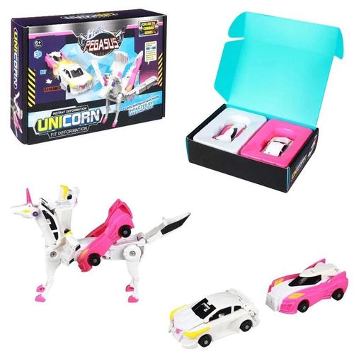 Licorne avec Forfait - Hello Carbot licorne Mirinae Prime unit srie Transformation Action Figure Robot vhicule voiture jouet maison ornements
