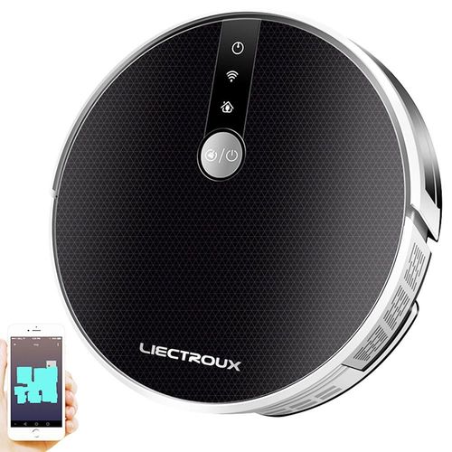LIECTROUX C30B Robot aspirateur 6000Pa aspiration avec AI carte Navigation cloison intelligente WiFi App rservoir d'eau lectrique