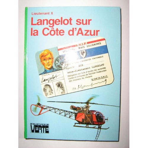 Langelot Sur La Cte D'azur   de lieutenant X  Format Cartonn 