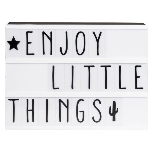 Lightbox Bote Lumineuse  Messages A4