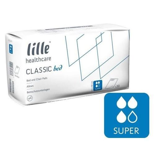 Lille Healthcare Classic Bed Alse De Protection Super 60 X 90cm 30 Units