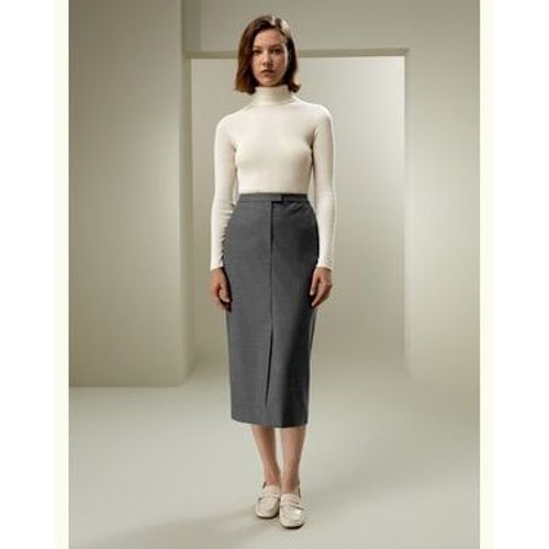 Lilysilk Jupe En Laine Et Soie Mlange Indispensable Dans Une Garde-Robe Soie-Laine Doux Pour La Peau, Confortable Et Durable Suie 36