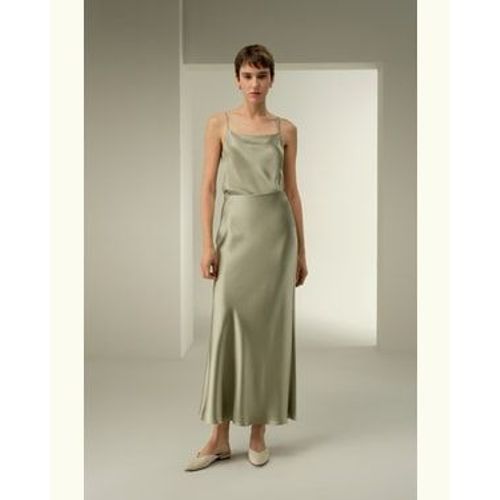 Lilysilk Jupe Longue En Soie Coupe Classique 100% Soie De Mrier Simple Et Classique Une lgance Intemporelle Artichaut 42