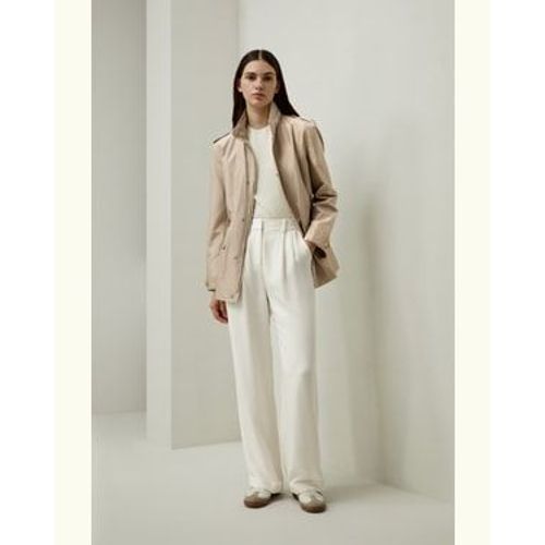 Lilysilk Veste En Soie Femme Poignets Ajustables Et Taille  Cordon De Serrage Soie Charmeuse Une Esthtique pure Et Contemporaine Or De Gravier L