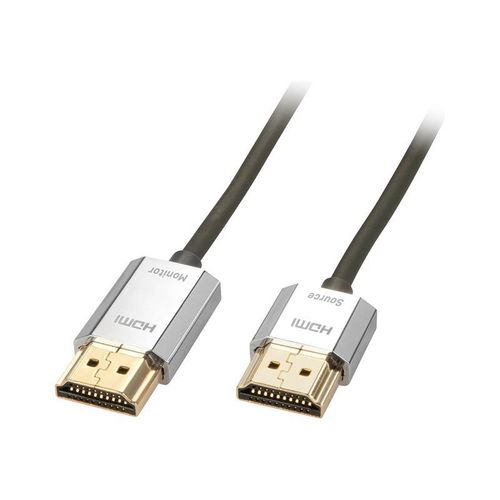 Lindy CROMO Slim High Speed HDMI Cable with Ethernet - Cble HDMI avec Ethernet