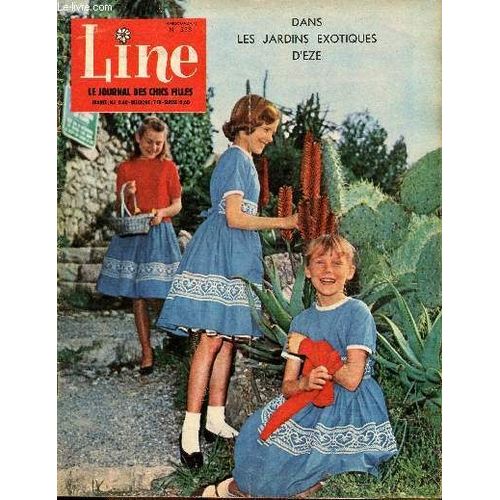 Line - N 338 - Aot 1961 - Henriette De France, Reine D Angleterre Par Duval Et Montjardin - Pablito  New-York Par Ladislao Vadja - Fte Des Cadeaux Au Cambodge - Odile Versois - Un Cerf-Volant(...)   de Collectif 