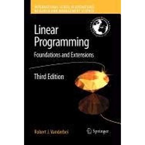 Linear Programming   de Robert Vanderbei  Format Broch 