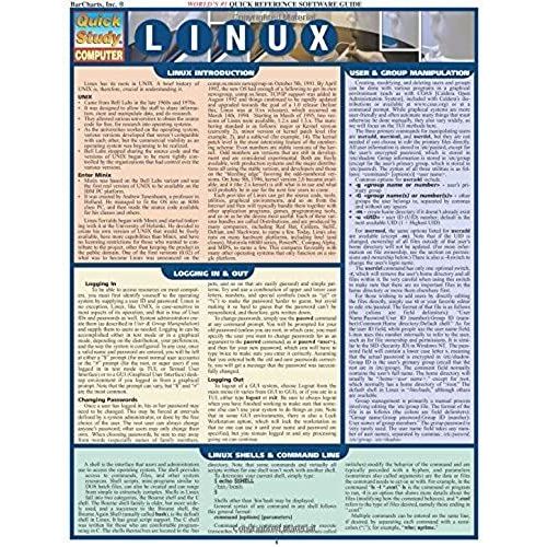 Linux: Reference Guide (Quickstudy: Computer)   de Inc. BarCharts  Format Broch 