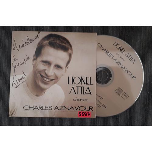 Lionel Attia Chante Charles Aznavour - Cd 3 Titres : Je M'voyais Dj , For Me Formidable , Les Comdiens