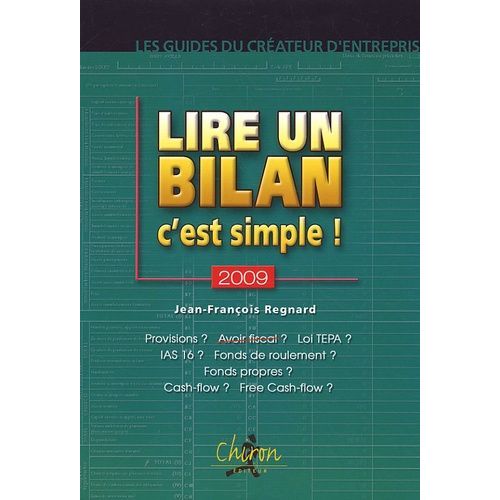 Lire Un Bilan, C'est Simple !    Format Broch 