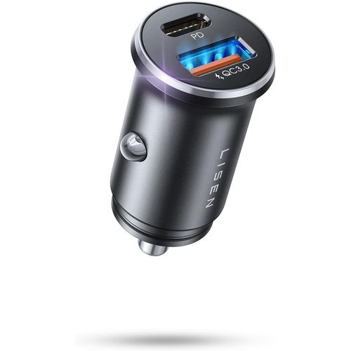 Lisen Chargeur Allume Cigare Usb C,Chargeur Voiture Rapide3.0,Mini Prise Allume Cigare Usb C Pour Iphone 16 Promax 15 14 13 Samsung S24 23 Ipad Tablette Airpods