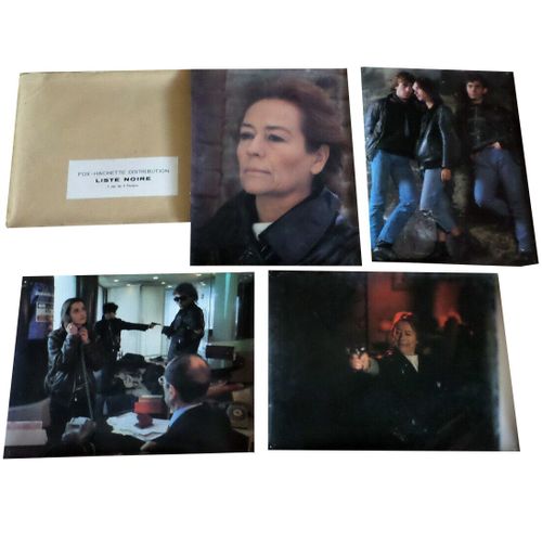 Liste Noire : Jeu De 4 Photos Prestige D'exploitation Cinmatographique - Format 29,5x39,5 Cm - De Alain Bonnot Avec Annie Girardot, Paul Crauchet, Bernard Brieux, Jean-Claude Dreyfus - 1984