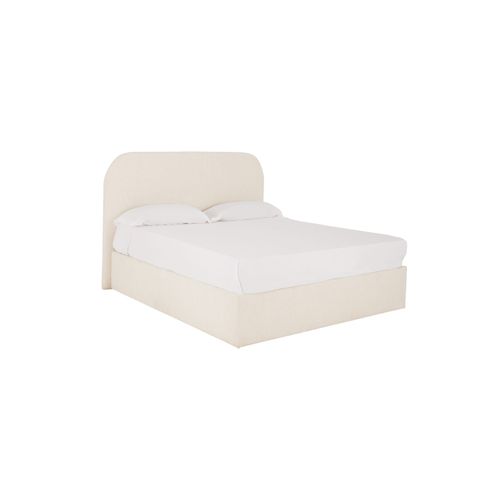 Lit Avec Coffre Blanc Pour Matelas 100x200cm