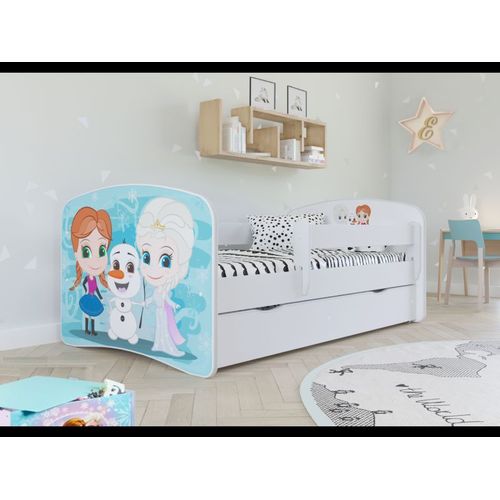 Lit Babydreams 2 Vert La Reine Des Neiges Tiroir Et Matelas Inclus 180/80