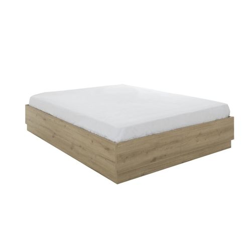 Lit Coffre Effet Bois Chne Artisan