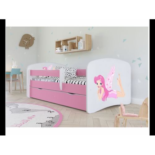 Lit De Fe Vert Babydreams  Oreilles Avec Un Tiroir Sans Matelas 140/70