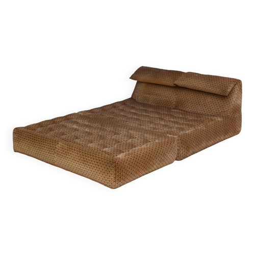 Lit Pliant Bamboletto De Mario Bellini Pour Bampb Italia Annes 1970 Rose