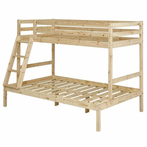 Lit Superpos Bois Massif 140x190 Cm