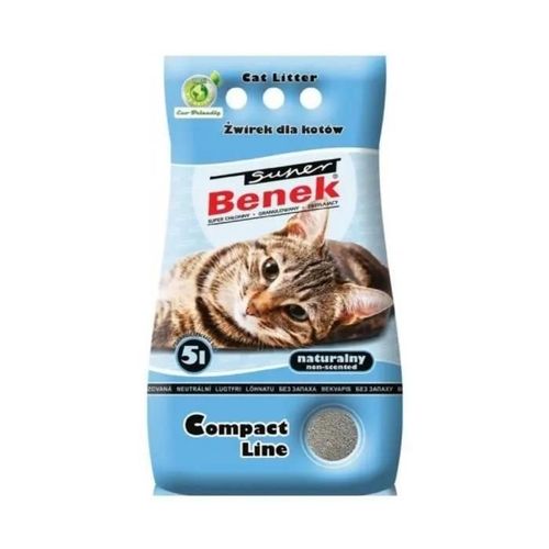 Litire Pour Animaux - Certech Super Benek Compact Na - Blanc - Moyen - Livr Mont - Chat - Adulte