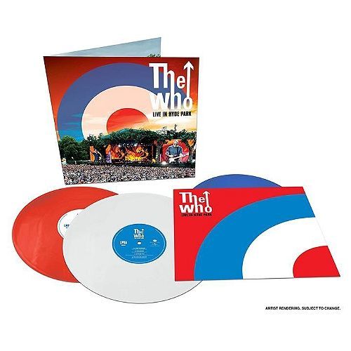 Live In Hyde Park - dition Limite 3 Vinyles Blanc Bleu Rouge Gatefold - Triple Vinyle - The Who