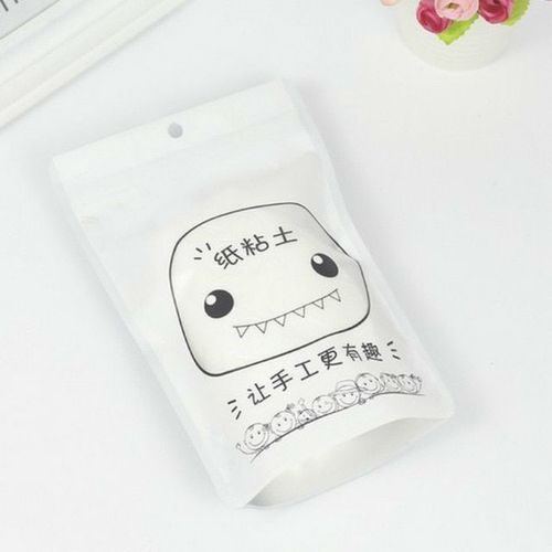 Livraison Directe 100g Bricolage Monstre Papier Argile Assez Grand Volume Doux Papier Argile Pte  Modeler Dessin Boue Polymre Enfants Jouet - Blanc