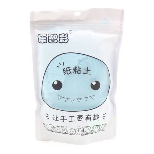 Livraison Directe 100g Bricolage Monstre Papier Argile Assez Grand Volume Doux Papier Argile Pte  Modeler Dessin Boue Polymre Enfants Jouet - Bleu