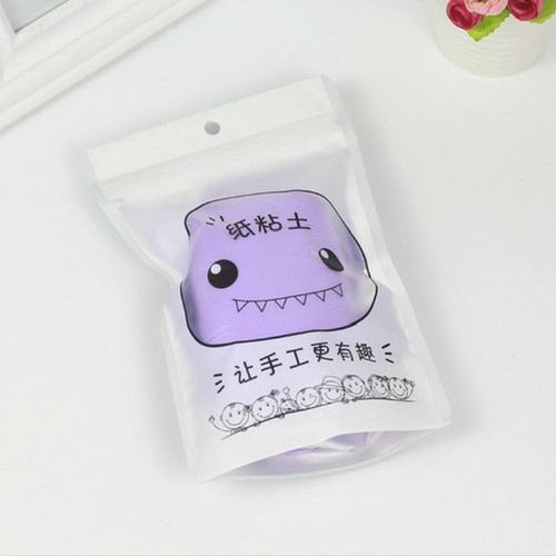 Livraison Directe 100g Bricolage Monstre Papier Argile Assez Grand Volume Doux Papier Argile Pte  Modeler Dessin Boue Polymre Enfants Jouet - Mauve