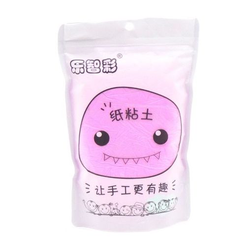 Livraison Directe 100g Bricolage Monstre Papier Argile Assez Grand Volume Doux Papier Argile Pte  Modeler Dessin Boue Polymre Enfants Jouet - Rose