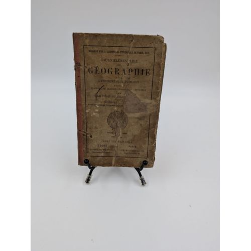 Livre Ancien Anne 1800 Et Quelques Cours Cours lmentaire De Gographie (Trs Abm)(Manque Des Pages)   