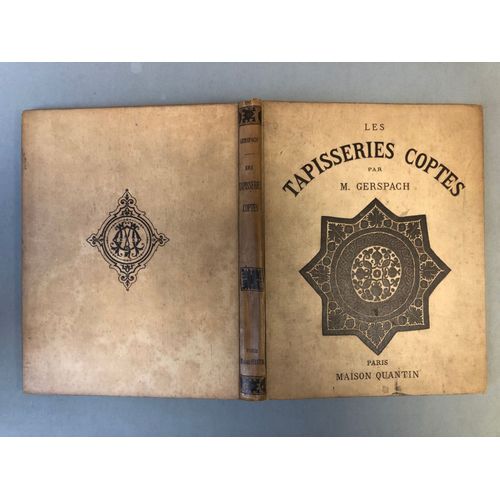 Livre Ancien - Les Tapisseries Coptes Par M. Gerspach - d. Maison Quantin Paris (1890) - Avec 153 Illustrations Couleur Et N&b   de M. Gerspach 