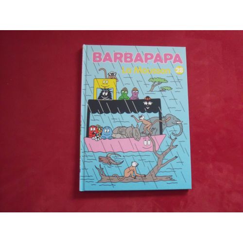 Livre Barbapapa N 28 - La Mousson.   