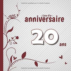 Livre D Or Anniversaire Ans Jusqu A 50 Invites Dedicaces Personnelles Bons Souvenirs Cadeau Individuel Idees Cadeaux Rakuten